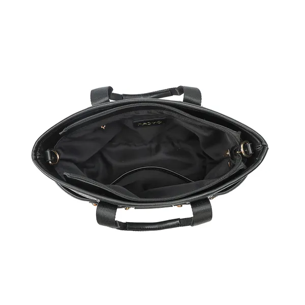 Black_Polyurethane_(Pu)_Premium_Top_Handbag_For_Women_By_Mady_Fashion