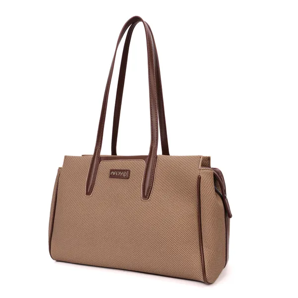 Khaki_Polyurethane_(Pu)_Premium_Handbag_For_Women_By_Mady_Fashion