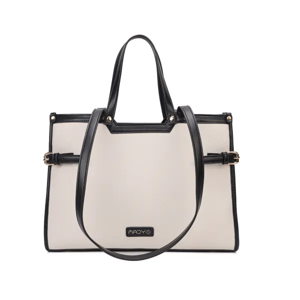 Apricot_Polyurethane_(Pu)_Premium_Office_Bags_For_Women_By_Mady_Fashion