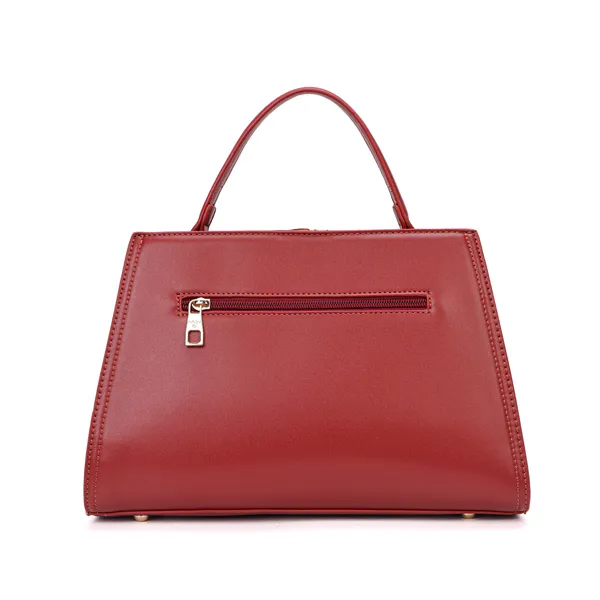 Red_Polyurethane_(Pu)_Premium_Top_Handle_Bags_For_Women_By_Mady_Fashion