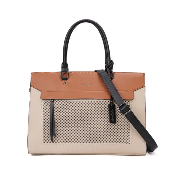 Tan_Polyurethane_(Pu)_Premium_Office_Bags_For_Women_By_Mady_Fashion