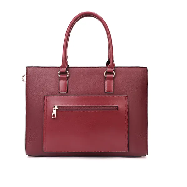 Red_Polyurethane_(Pu)_Premium_Handbag_For_Women_By_Mady_Fashion