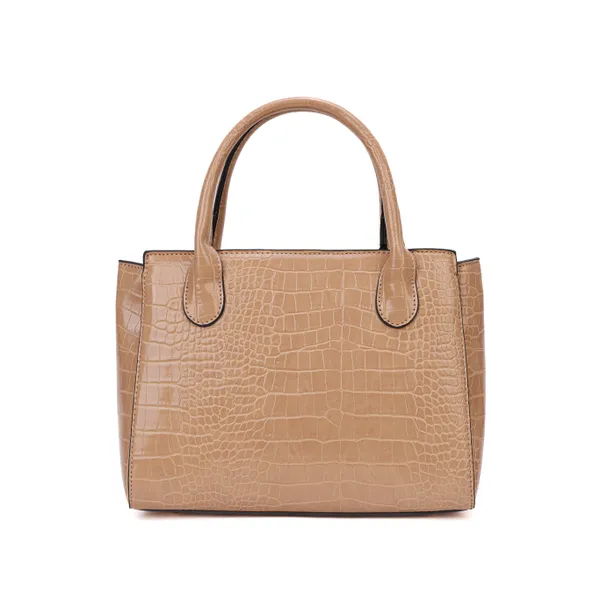 Tan_Polyurethane_(Pu)_Premium_Top_Handle_Bags_For_Women_By_Mady_Fashion