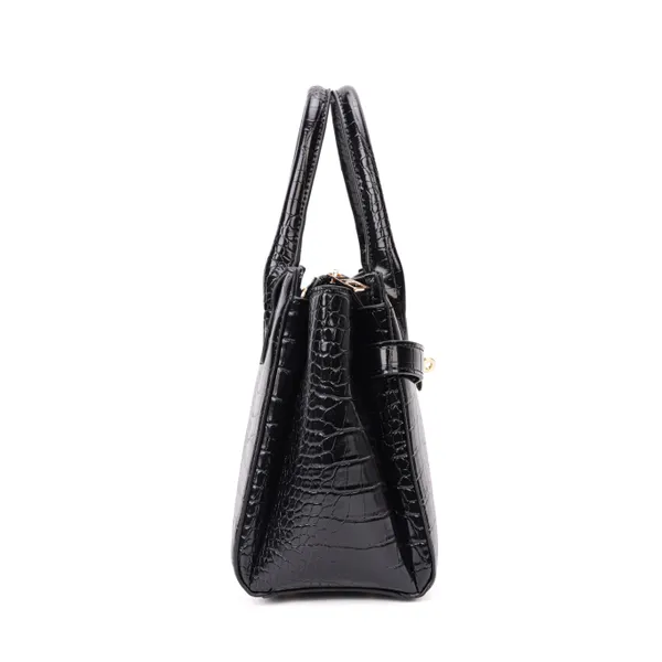 Black_Polyurethane_(Pu)_Premium_Top_Handle_Bags_For_Women_By_Mady_Fashion