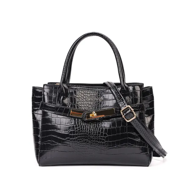 Black_Polyurethane_(Pu)_Premium_Top_Handle_Bags_For_Women_By_Mady_Fashion