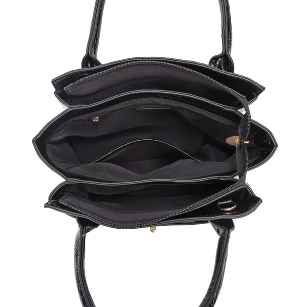 Black_Polyurethane_(Pu)_Premium_Top_Handle_Bags_For_Women_By_Mady_Fashion