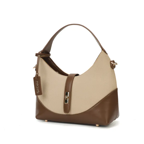 Apricot_Polyurethane_(Pu)_Premium_Hobos_&_Shoulder_Bags_For_Women_By_Mady_Fashion