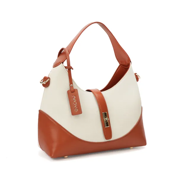 Beige_Polyurethane_(Pu)_Premium_Hobos_&_Shoulder_Bags_For_Women_By_Mady_Fashion