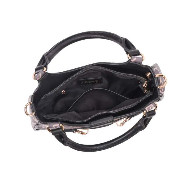 Grey_And_Black_Polyurethane_(Pu)_Premium_Hobos_&_Shoulder_Bags_For_Women_By_Mady_Fashion