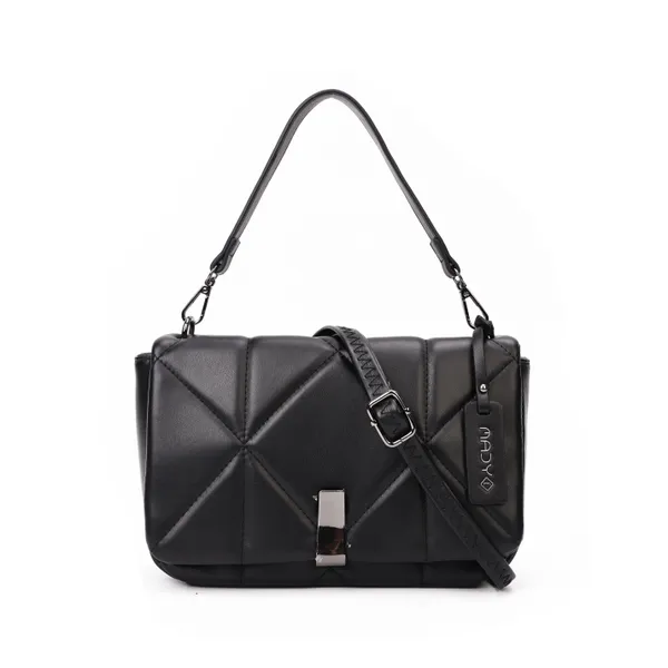 Black_Polyurethane_(Pu)_Premium_Sling_Bags_For_Women_By_Mady_Fashion