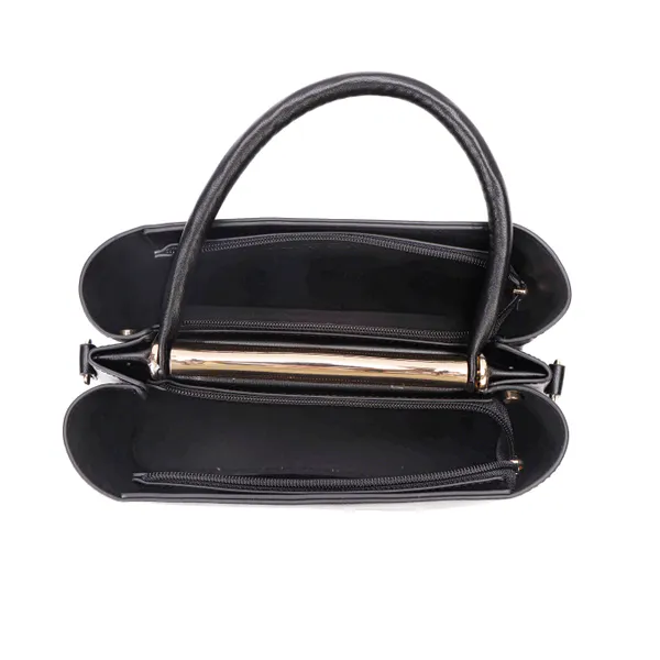 Black_Polyurethane_(Pu)_Premium_Top_Handle_Bags_For_Women_By_Mady_Fashion