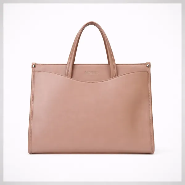 Khaki_Polyurethane_(Pu)_Premium_Top_Handle_Bags_For_Women_By_Mady_Fashion