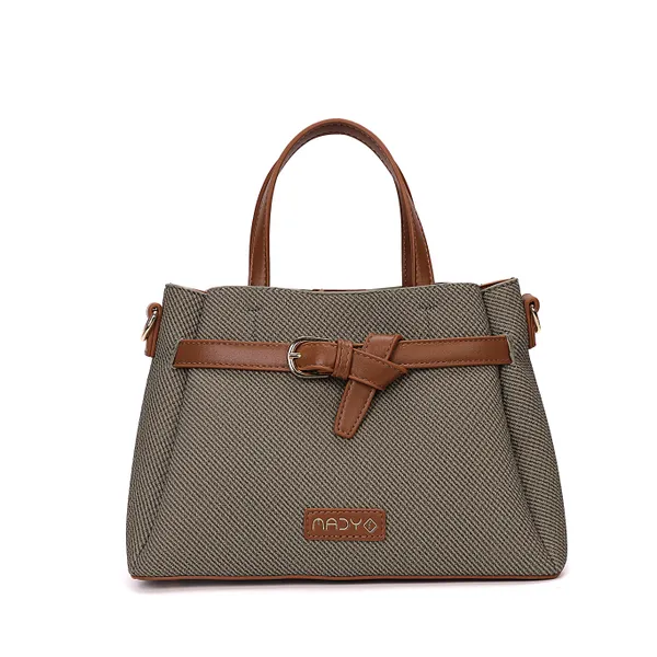 Green_And_Brown_Polyurethane_(Pu)_Premium_Hobos_&_Shoulder_Bags_For_Women_By_Mady_Fashion