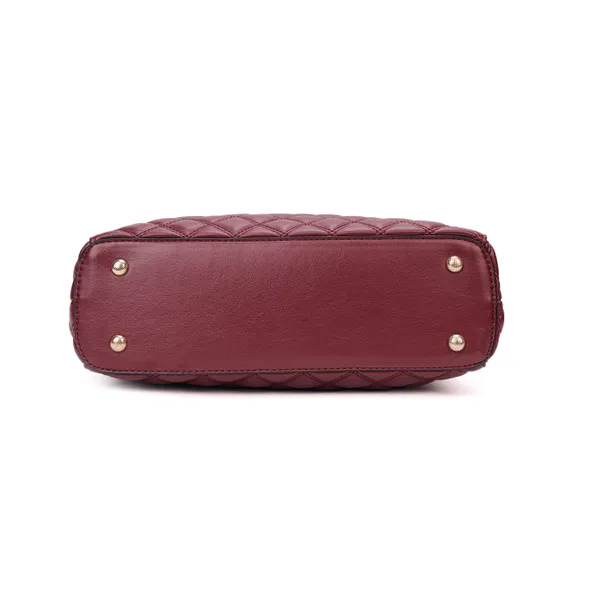 Maroon_Polyurethane_(Pu)_Premium_Hobos_&_Shoulder_Bags_For_Women_By_Mady_Fashion