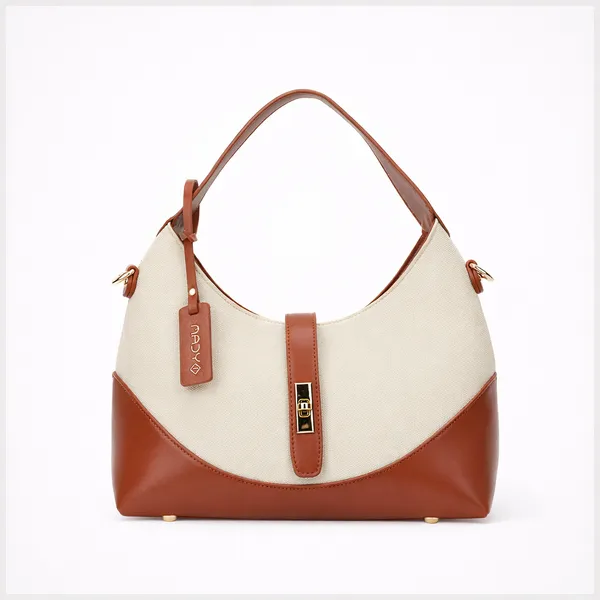 Beige_Polyurethane_(Pu)_Premium_Hobos_&_Shoulder_Bags_For_Women_By_Mady_Fashion