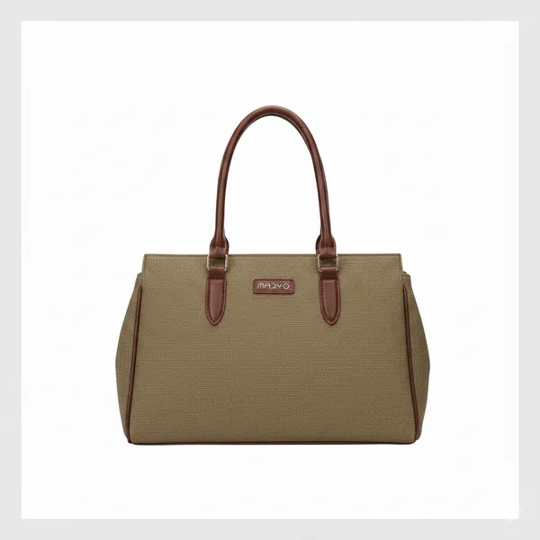 Khaki_Polyurethane_(Pu)_Premium_Handbag_For_Women_By_Mady_Fashion