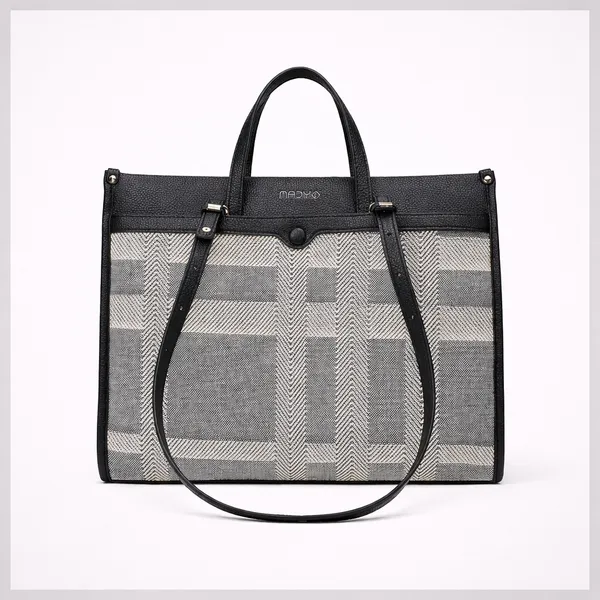 Grey_Polyurethane_(Pu)_Premium_Handbag_For_Women_By_Mady_Fashion