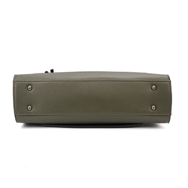 Green_Polyurethane_(Pu)_Premium_Office_Bags_For_Women_By_Mady_Fashion