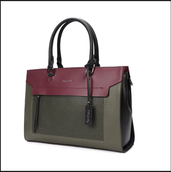 Green_Polyurethane_(Pu)_Premium_Office_Bags_For_Women_By_Mady_Fashion