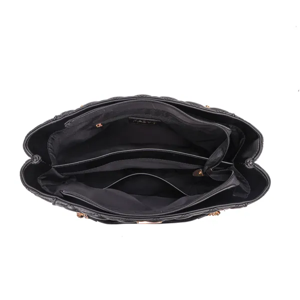 Black_Polyurethane_(Pu)_Premium_Hobos_&_Shoulder_Bags_For_Women_By_Mady_Fashion