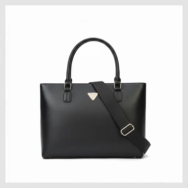 Black_Polyurethane_(Pu)_Premium_Tote_Bag_For_Women_By_Mady_Fashion