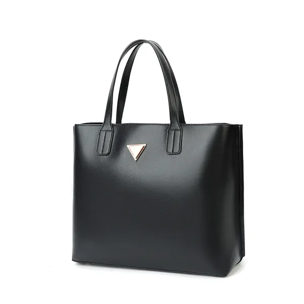 Black_Polyurethane_(Pu)_Premium_Tote_Bag_For_Women_By_Mady_Fashion