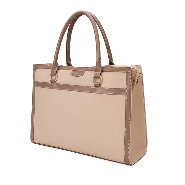 Brown_And_Tan_Polyurethane_(Pu)_Premium_Handbag_For_Women_By_Mady_Fashion