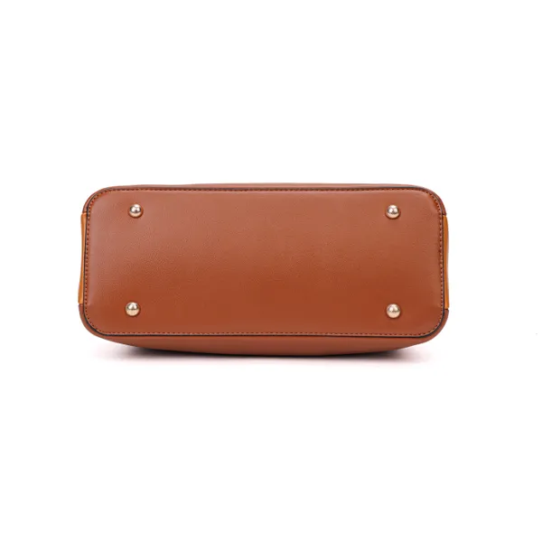 Brown_Polyurethane_(Pu)_Premium_Top_Handle_Bags_For_Women_By_Mady_Fashion