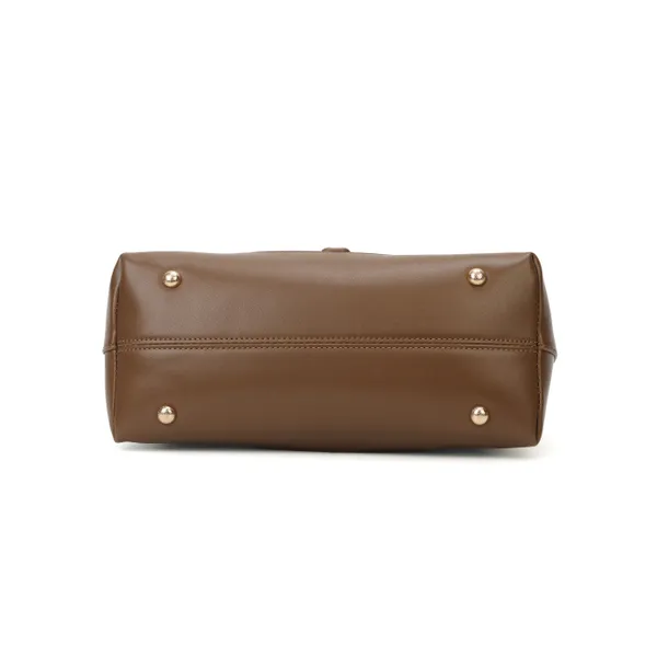 Apricot_Polyurethane_(Pu)_Premium_Hobos_&_Shoulder_Bags_For_Women_By_Mady_Fashion