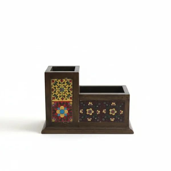 Brown_Mango_Wood_Pen_Cutlery_Stand_For_Home_Decor