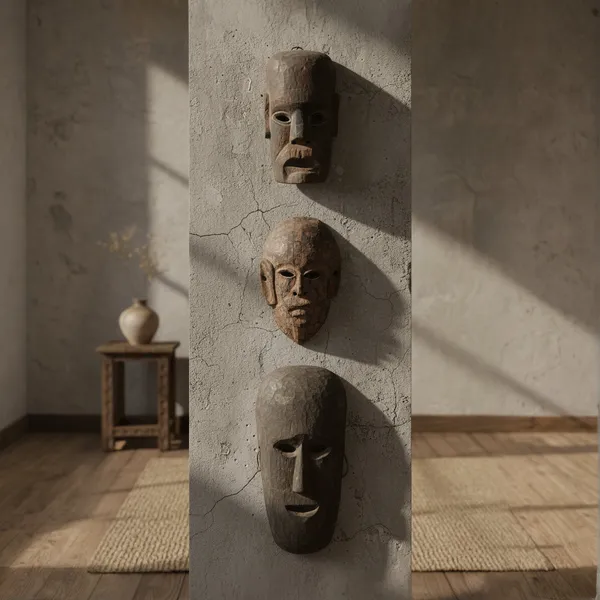 Brown_Teak_Wood_Tribal_Nomad_Masks_For_Home_&_Office_Use_(Set_of_1)