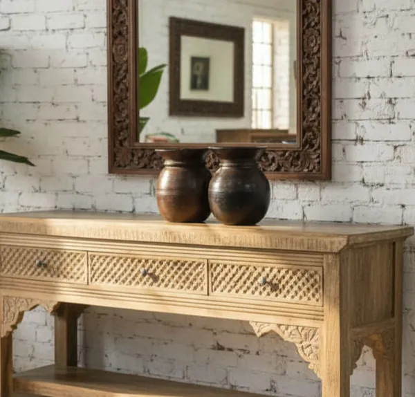 Brown_Mango_Wood_Kumbh_Distressed_Pots_For_Bedroom_Storage