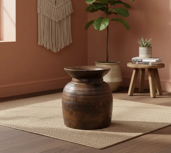 Brown_Mango_Wood_Kumbh_Distressed_Pots_For_Bedroom_Storage
