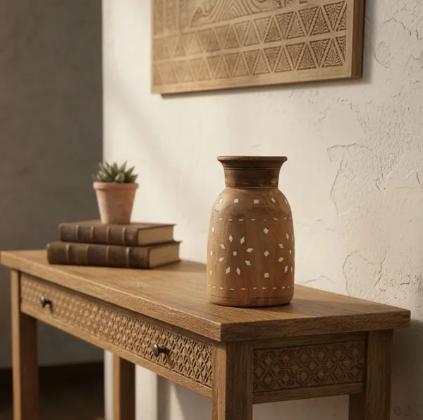 Brown_Mango_Wood_Kumbh_Distressed_Pots_For_Bedroom_Storage