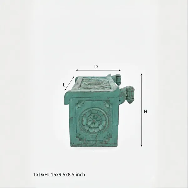 Teal_Teak_Wood_Panchtantra_Carved_Vanity_Box_For_Living_Room_Furniture