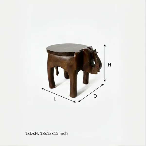 Dark_Brown_Mango_Wood_Gajadhar_Elephant_Carved_Stool_For_Kitchen_Storage
