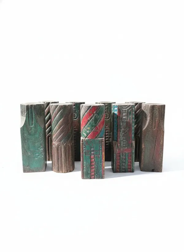 Set_of_1_Multicolor_Mango_Wood_Utsav_Carved_Candle_Stand_For_Home_Decor
