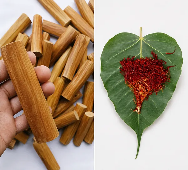 Pure_White_Sandalwood_Heartwood_(Stick_100_Gm__And_Saffron_2gm_)