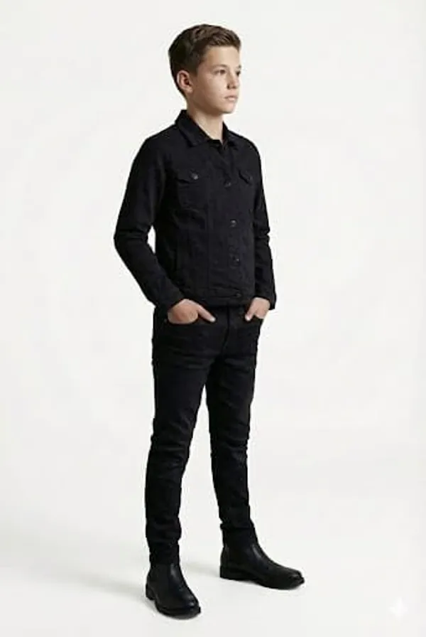 Black_Denim_Premium_Jacket_For_Girls_Kids