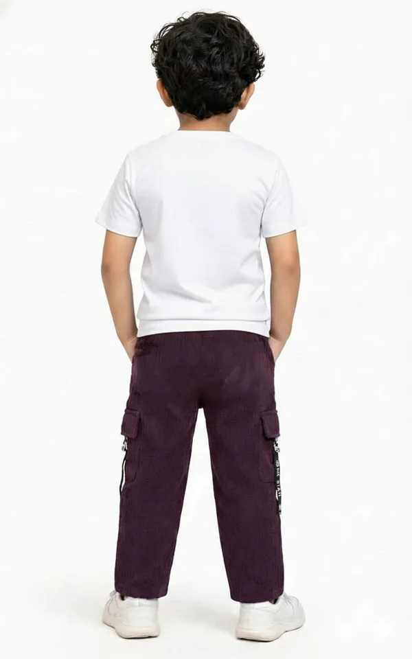 Wine_Jacquard_Premium_Jogger_For_Kids_Boy