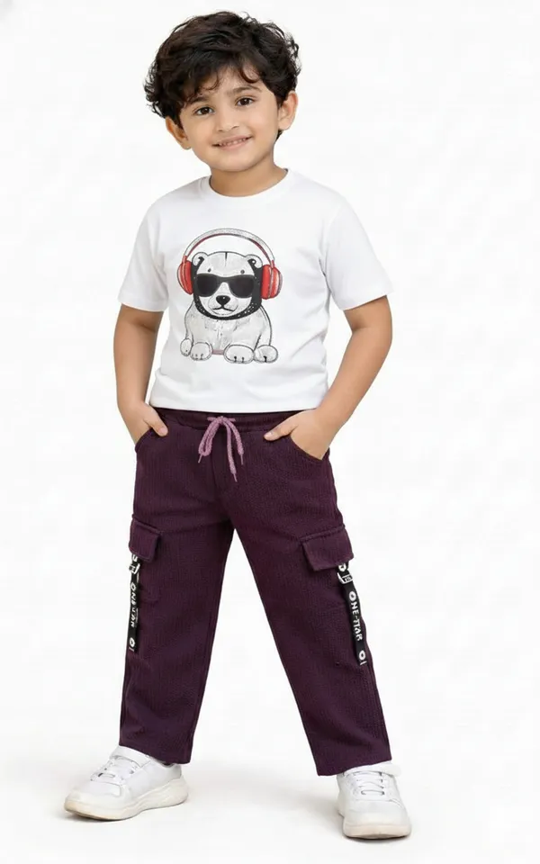 Wine_Jacquard_Premium_Jogger_For_Kids_Boy