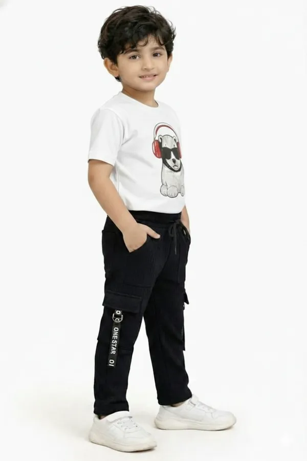 Black_Jacquard_Premium_Pant_For_Kids_Boy
