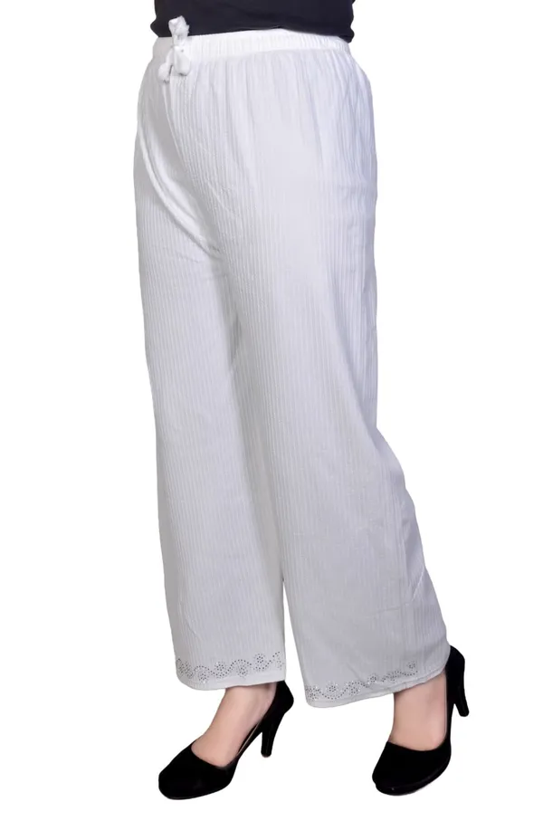 White_Jacquard_Premium_Palazzos_For_Women
