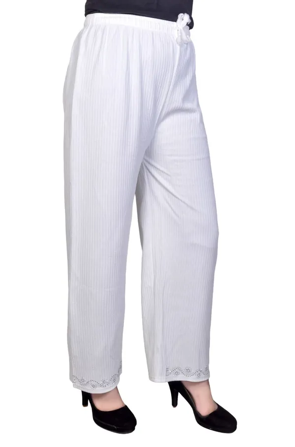 White_Jacquard_Premium_Palazzos_For_Women