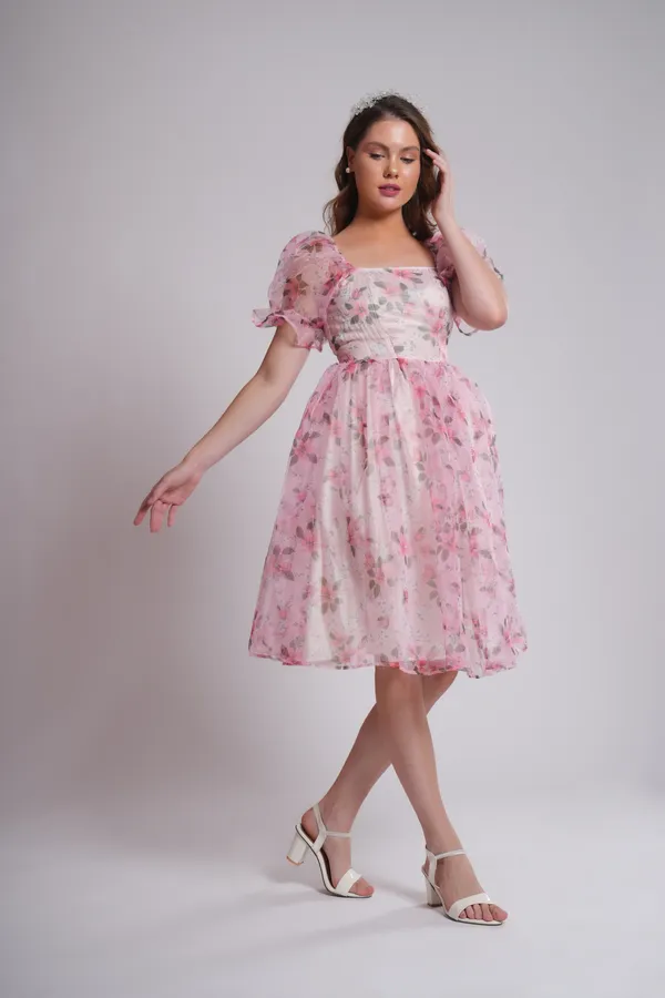 Women's_Pure_Cotton_Wild_Peony_Dress_of_Pink_Color_|_Comfortable_&_Elegant_Everyday_Wear