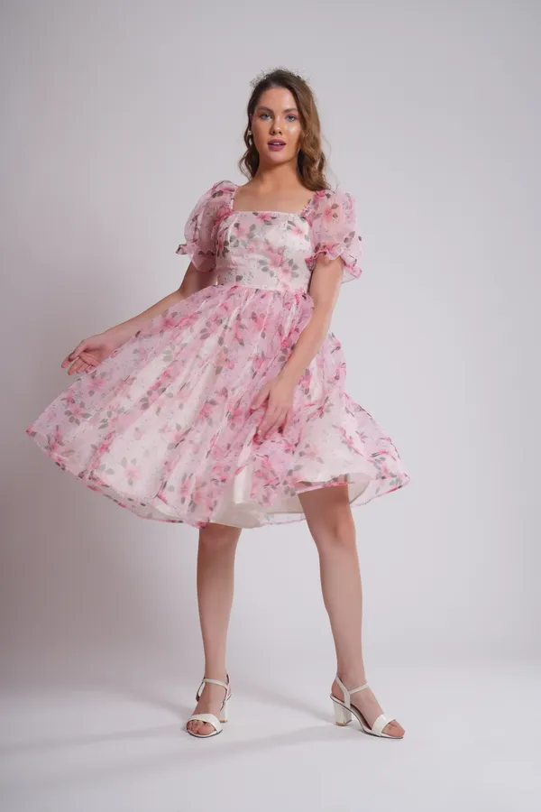 Women's_Pure_Cotton_Wild_Peony_Dress_of_Pink_Color_|_Comfortable_&_Elegant_Everyday_Wear