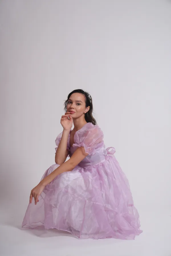 Women's_Pure_Cotton_Lilac_Dress_of_Purple_Color_|_Comfortable_&_Elegant_Everyday_Wear