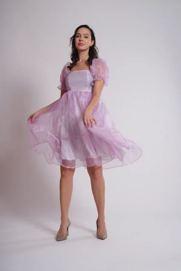 Women's_Pure_Cotton_Lilac_Dress_of_Purple_Color_|_Comfortable_&_Elegant_Everyday_Wear