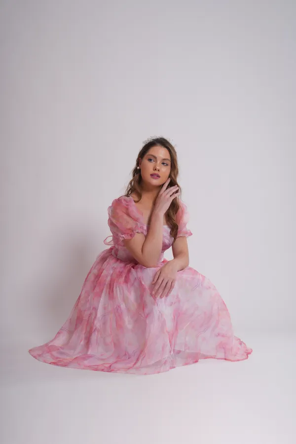 Women's_Pure_Cotton_Swish_Swirl_Dress_of_Light_Pink_Color_|_Comfortable_&_Elegant_Everyday_Wear