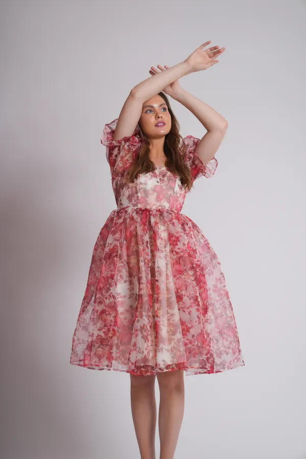 Women's_Pure_Cotton_Autumn_Rose_Dress_of_Multicolor_|_Comfortable_&_Elegant_Everyday_Wear
